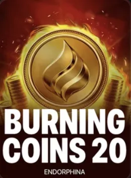 Burning Coins 20, a twenty-line fruit slot in the Casina catalogue
