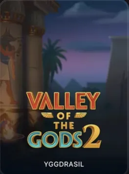 Valley of the Gods 2, an Egyptian-themed slot in the Casina catalogue